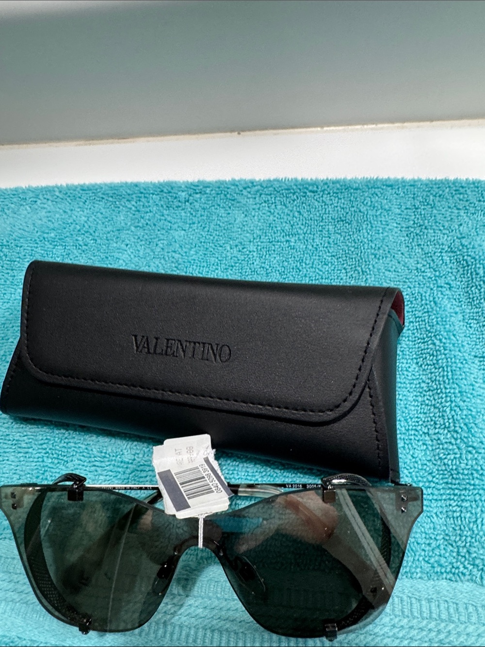 Valentino Black Sunglasses with Black Case